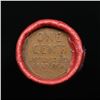 Image 3 : Mixed small cents 1c orig shotgun roll, 1920-p Lincoln Cent, Wheat Cent other end, Nathan's Brandt W