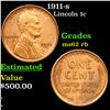 Image 1 : 1941-s Lincoln Cent 1c Grades Select Unc RB