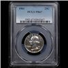 Image 2 : Proof PCGS 1961 Washington Quarter 25c Graded pr67 By PCGS