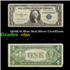 1935E $1 Blue Seal Silver Certificate Grades vf+