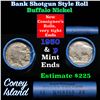 Image 1 : Buffalo Nickel Shotgun Roll in Old Bank Style 'Coney Island'  Wrapper 1930 &p      Mint Ends