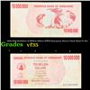 Image 1 : 2006-2008 Zimbabwe 10 Million Dollars (ZWN) Emergency Bearer Check Notes P# 55a Grades vf++