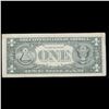 Image 3 : 1963B $1 'Barr Note' Green Seal Federal Reserve Note Grades vf+