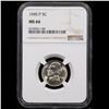 Image 2 : NGC 1945-p Jefferson Nickel 5c Graded ms66 By NGC