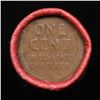 Image 3 : Mixed small cents 1c orig shotgun roll, 1943-p Steel Cent, Wheat Cent other end, Nathan's Brandt Wra