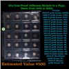 Image 1 : Huge Liifetime Collection - Too Many Coins To Auction Individually - This Lot is For One Page of 20 