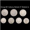 Image 1 : Group Of 7 Liberty Nickels 'V' Nickels 5c