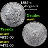 Image 1 : 1885-s Morgan Dollar $1 Grades Select Unc