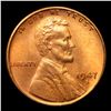 Image 2 : 1947-s Lincoln Cent 1c Grades GEM Unc RB