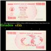 Image 1 : 2006-2008 Zimbabwe 10 Million Dollars (ZWN) Emergency Bearer Check Notes P# 55a Grades vf++