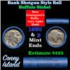 Image 1 : Buffalo Nickel Shotgun Roll in Old Bank Style 'Coney Island'  Wrapper 1930 &p      Mint Ends