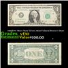 Image 1 : 1963B $1 'Barr Note' Green Seal Federal Reserve Note Grades vf++