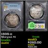 Image 1 : PCGS 1898-o Morgan Dollar $1 Graded ms64 By PCGS