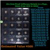 Image 1 : Huge Liifetime Collection - Too Many Coins To Auction Individually - This Lot is For One Page of 20 