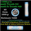 Image 1 : Shotgun Jefferson 5c roll, 1998-p 40 pcs String & Son Wrapper