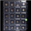 Image 2 : Huge Liifetime Collection - Too Many Coins To Auction Individually - This Lot is For One Page of 20 