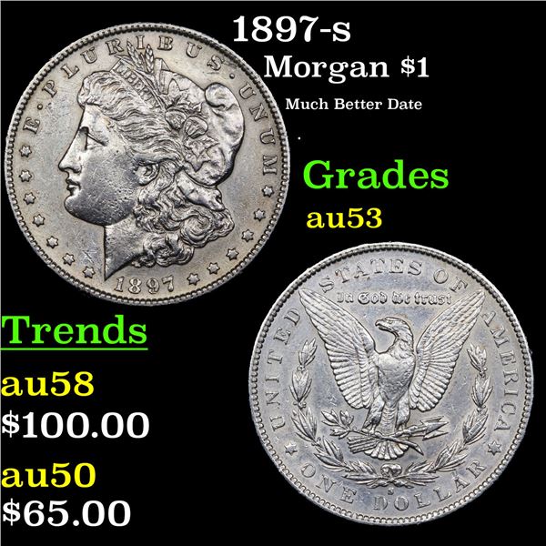 1897-s Morgan Dollar $1 Grades Select AU