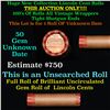 Image 1 : New Consignee This Auction Only!!! Shotgun Lincoln 1c roll, Unknown 50 pcs Vintage Bank Wrapper.