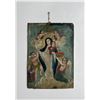 Image 1 : Antique Mexican Folk Art Retablo Painting