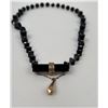 Image 3 : Victorian Onyx and Gold Mourning Necklace