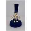 Image 1 : Sterling Silver Faux Pearl Brooch
