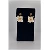 Image 1 : Alaskan Gold Nugget Flower Earrings