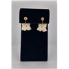 Image 2 : Alaskan Gold Nugget Flower Earrings