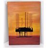 Image 1 : Linda Shriver Oil Rig Painting