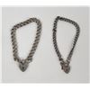 Image 1 : Sterling Silver Lock Charm Bracelets
