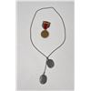 Image 2 : WW2 US Navy Reserve Dog Tags And Medal