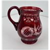 Image 2 : Antique Egermann Czech Bohemian Ruby Pitcher