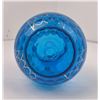 Image 4 : Antique Coin Spot Blue Glass Water Pitcher