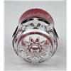 Image 3 : 1893 Worlds Fair Ruby Etched Toothpick Holder
