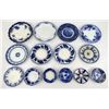 Image 1 : Collection of Antique Flow Blue Plates
