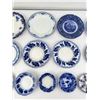 Image 3 : Collection of Antique Flow Blue Plates