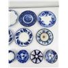 Image 4 : Collection of Antique Flow Blue Plates