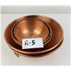Image 8 : Collection of Copper Mixing Bowls