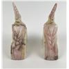 Image 2 : Antique Italian Alabaster Cockatoo Bookends