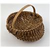 Image 1 : Antique Primitive Buttock Egg Gathering Basket