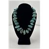 Image 1 : Kingman Turquoise Silver Bench Bead Necklace