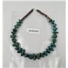 Image 4 : Kingman Turquoise Silver Bench Bead Necklace