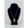 Image 1 : PJM Phoenix Jewelry Rhinestone Bear Necklace