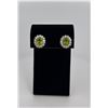 Image 1 : Sterling Silver Garnet Earrings