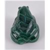 Image 3 : African Malachite Frog Carving