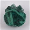 Image 4 : African Malachite Frog Carving