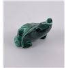 Image 2 : African Malachite Frog Carving