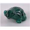 Image 1 : African Malachite Frog Carving