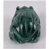 Image 3 : African Malachite Frog Carving