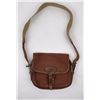 Image 1 : Canvas and Leather Hunting Cartridge Bag