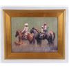 Image 1 : Sean Wu Oil on Canvas Cowboy Painting